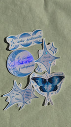 Stickers Lune et étoiles pour carnet de manifestation