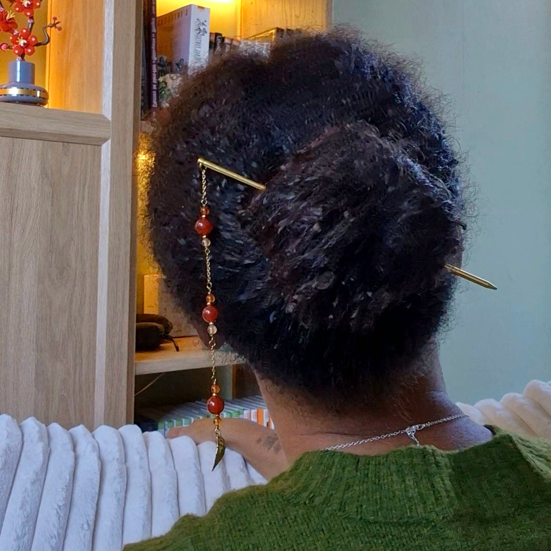 Pic à cheveux automne